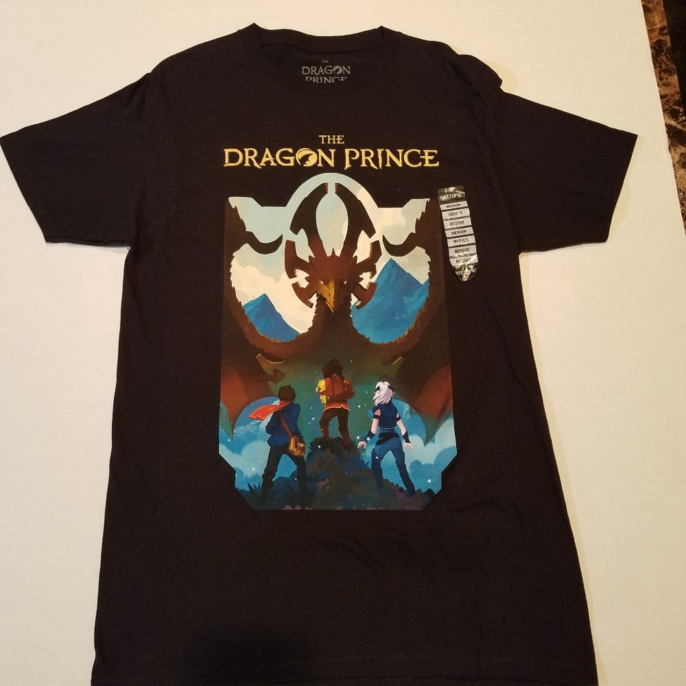 NWT Mens Dragon Prince Hot Topic T-shirt Sz Medium